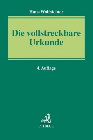 Die vollstreckbare Urkunde