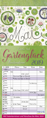 Familienplaner Gartengl&uuml;ck 240419 2019