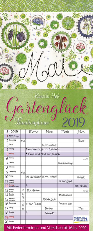 Familienplaner Gartenglück 240419 2019