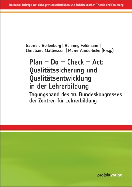 Plan - Do - Check - Act - Gabriele Bellenberg, Henning Feldmann, Christiane Mattiesson