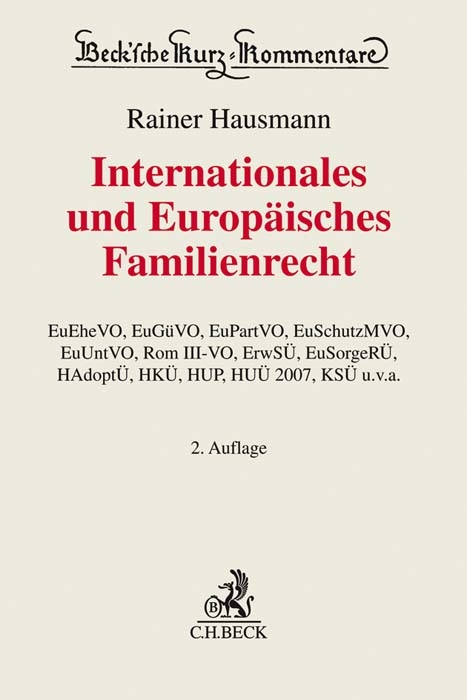 Internationales und Europ&auml;isches Familienrecht - Rainer Hausmann