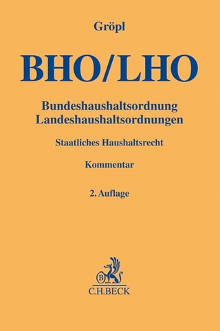 Bundeshaushaltsordnung / Landeshaushaltsordnungen. BHO/LHO