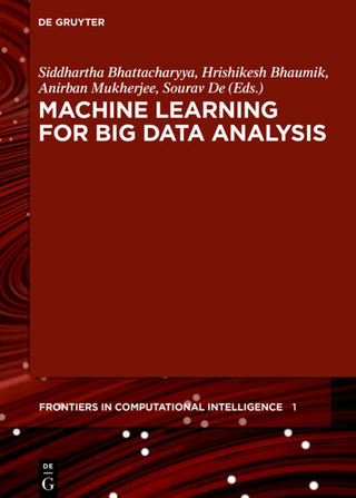 Machine Learning for Big Data Analysis