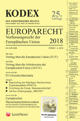 KODEX EU-Verfassungsrecht (Europarecht) 2018 - 