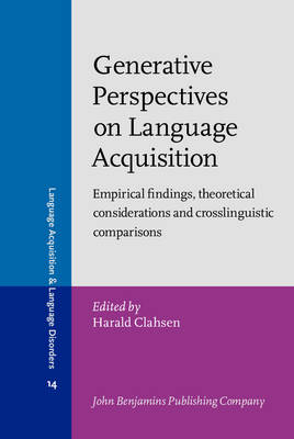 Generative Perspectives on Language Acquisition - 
