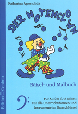 Der Notenclown - Bassschlüssel - Apostolidis, Katharina