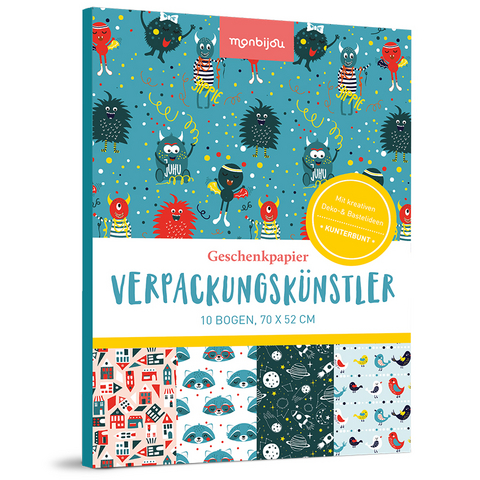 Verpackungsk&uuml;nstler &ndash; kunterbunt