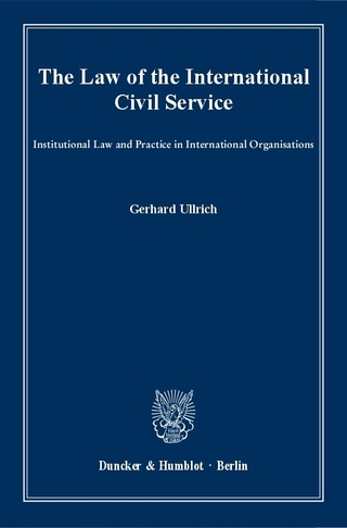 The Law of the International Civil Service.