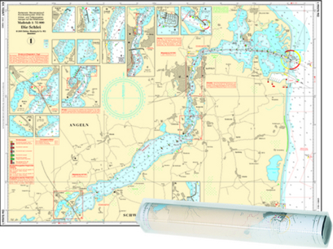 Einzelkarte Schlei (A3)