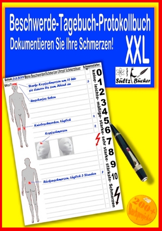 Beschwerde-Tagebuch/Protokollbuch - Dokumentieren Sie Ihre Schmerzen