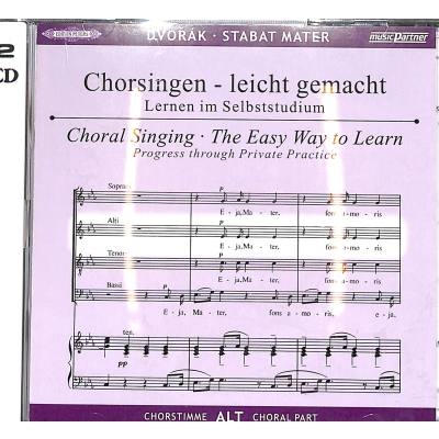 Stabat Mater op.58, Chorstimme Alt, 2 Audio-CDs - Antonin Dvorak