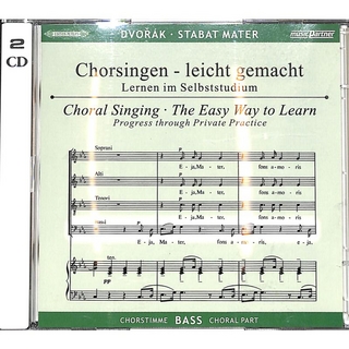 Stabat Mater op.58, Chorstimme Bass, 2 Audio-CDs