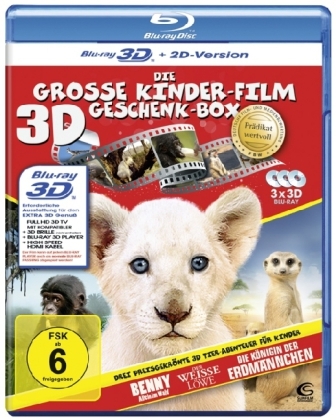 Die gro&szlig;e Kinderfilm-Geschenk-Box 3D, 3 Blu-rays