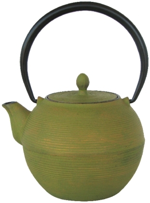 Teekanne MING grün/gold