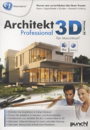 Architekt 3D X5, 1 CD-ROM (Professional für Mac)