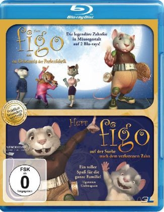 Herr Figo und das Geheimnis der Perlenfabrik / Herr Figo auf der Suche nach dem verlorenen Zahn, 2 Blu-rays