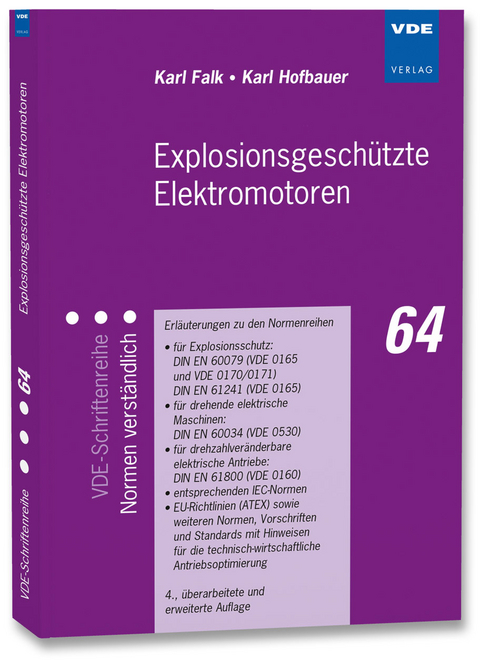 Explosionsgesch&uuml;tzte Elektromotoren - Karl Falk, Karl Hofbauer