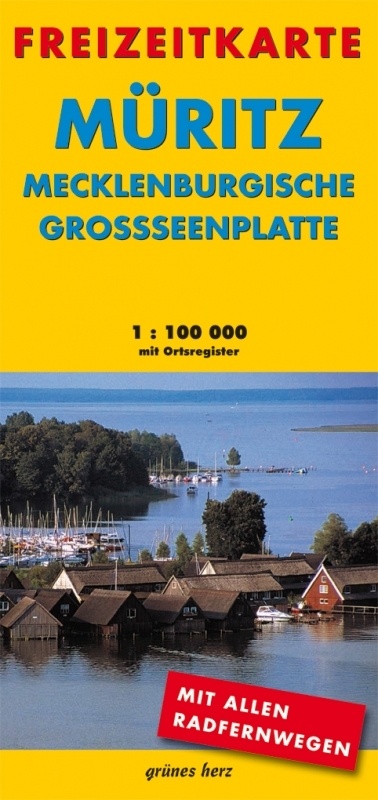 Freizeitkarte M&uuml;ritz - Mecklenburgische Gro&szlig;seenplatte