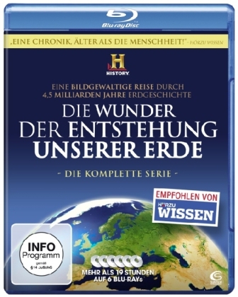 Die Wunder der Entstehung unserer Erde - Komplettbox, 6 Blu-rays