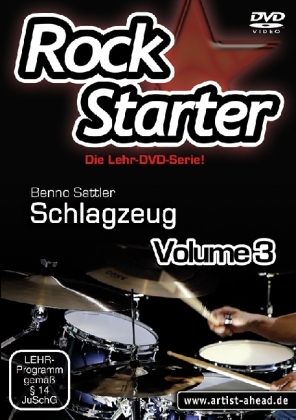 Rockstarter Schlagzeug, 1 DVD. Vol.3