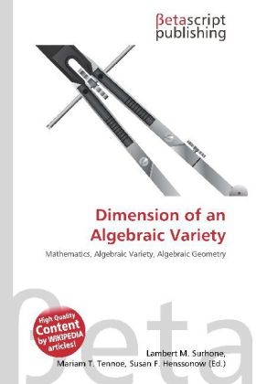Dimension of an Algebraic Variety - 