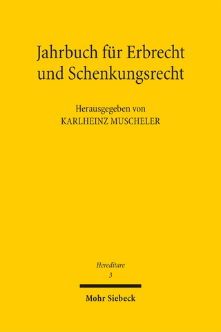 Jahrbuch für Erbrecht und Schenkungsrecht