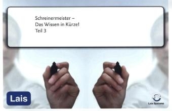 Schreinermeister - Das Wissen in K&uuml;rze -  Hrsg. Sarastro GmbH