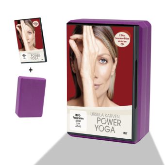 Power Yoga, m. Yoga Block, 2 DVDs (Sonderedition) - Ursula Karven