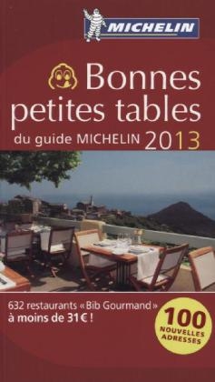 Bonnes petites tables du guide Michelin 2013