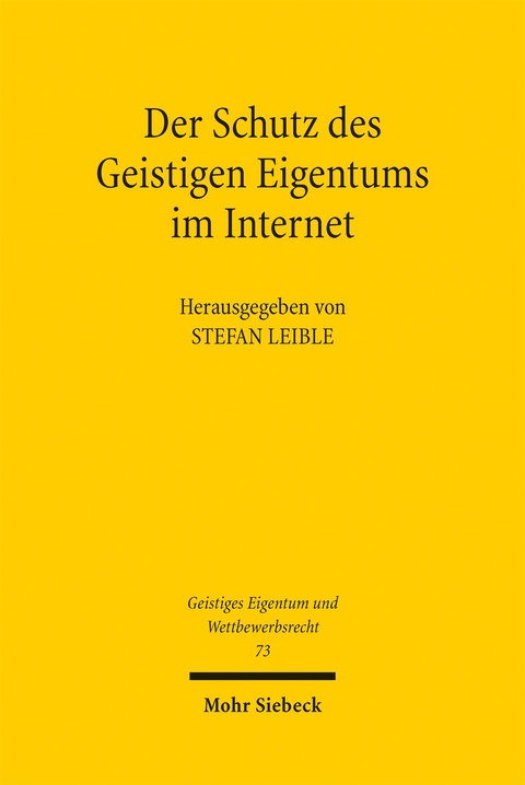 Der Schutz des Geistigen Eigentums im Internet - 