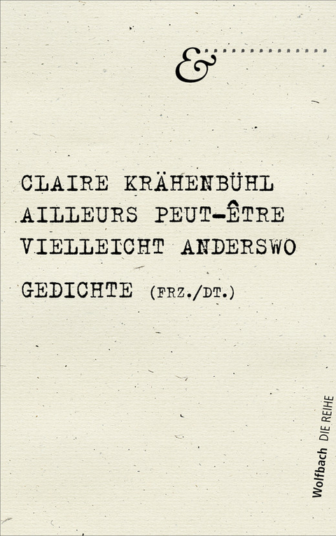 Ailleurs peut-&ecirc;tre - Claire Kr&auml;henb&uuml;hl