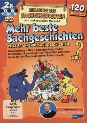 Bibliothek der Sachgeschichten - Bibliothek der Sachgeschichten - Mehr beste Sachgeschichten, 2 DVDs - 