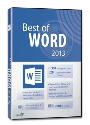 Best of Word 2013, DVD-ROM