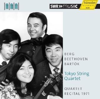 Quartet Recital 1971, 1 Audio-CD - Alban Berg, Ludwig van Beethoven, B&eacute;la Bart&oacute;k