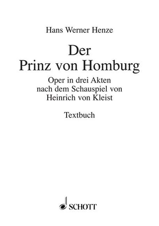 Der Prinz von Homburg