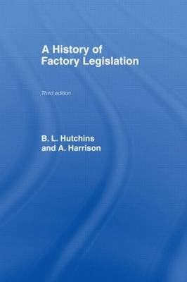 History of Factory Legislation