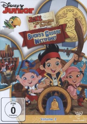 Jake und die Nimmerland Piraten - Bucky's gro&szlig;e Wettfahrt, 1 DVD