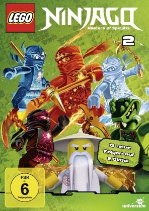 LEGO Ninjago. Staffel.2, 2 DVDs