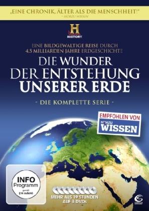 Die Wunder der Entstehung unserer Erde - Komplettbox, 8 DVDs