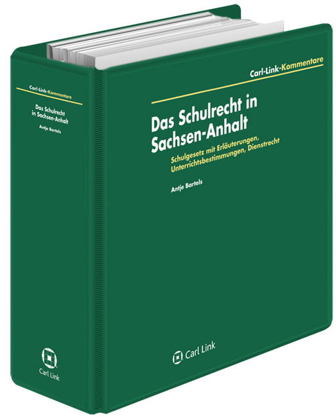 Das Schulrecht in Sachsen-Anhalt - Hannelore Kuhn