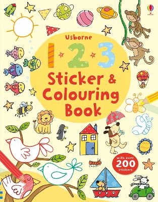 123 Sticker and Colouring book - Jessica Greenwell