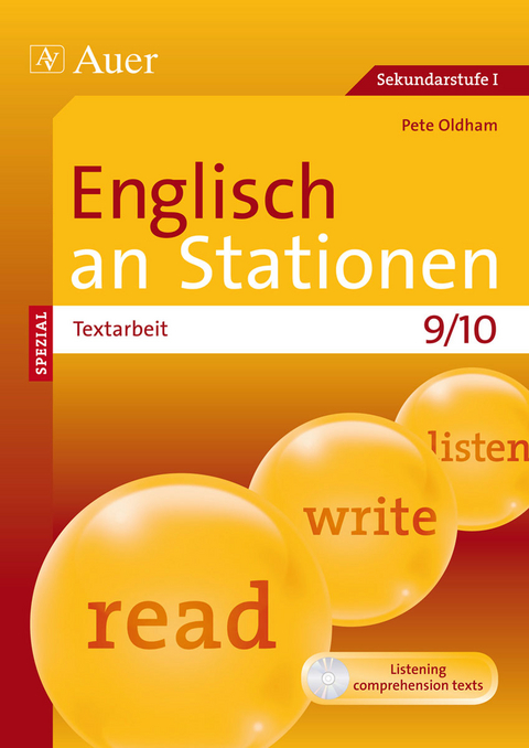 Englisch an Stationen Spezial Textarbeit 9/10 - Pete Oldham