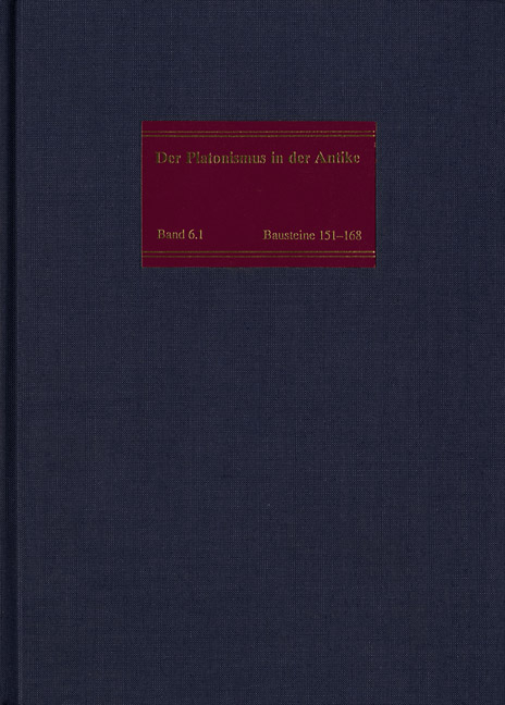 Die philosophische Lehre des Platonismus [3] - Heinrich D&ouml;rrie, Matthias Baltes