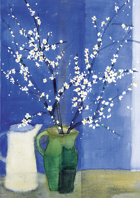 Kunstkarten "Fr&uuml;hling" 5 Stk.