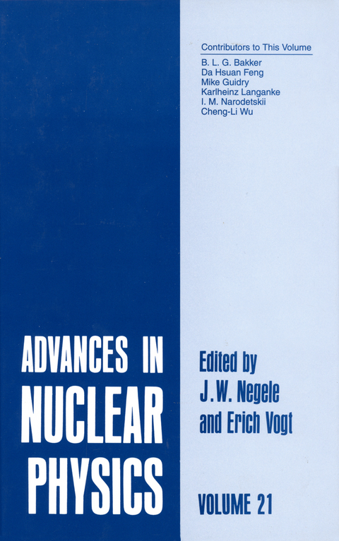 Advances in Nuclear Physics - 