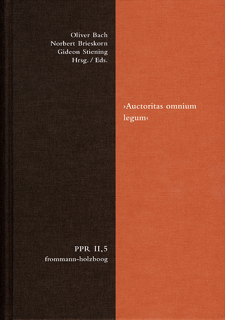 &rsaquo;Auctoritas omnium legum&lsaquo; - 