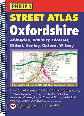 Philip's Street Atlas Oxfordshire 5ED Spiral (New Edition)