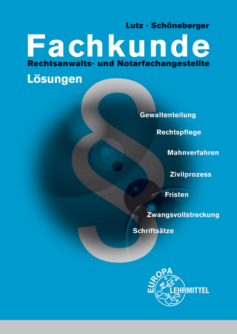 L&ouml;sungen zu 98913 - Ferdinand Lutz, Petra Sch&ouml;neberger