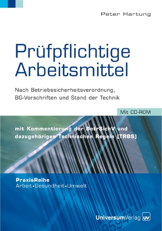 Prüfpflichtige Arbeitsmittel