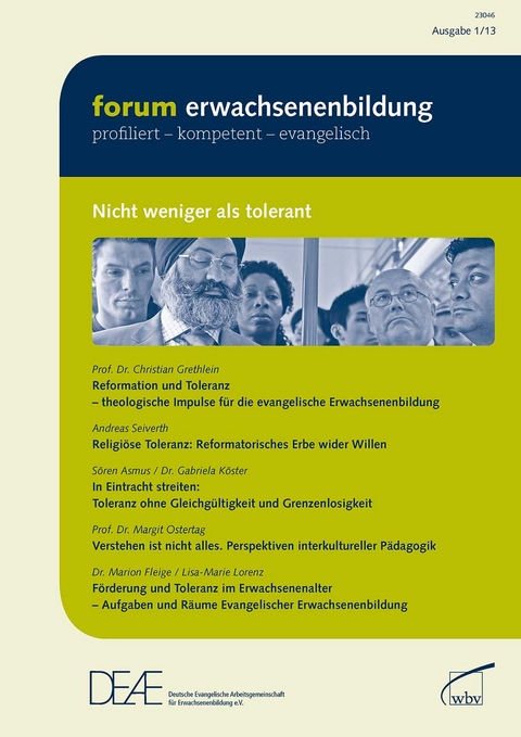 forum erwachsenenbildung 01/2013